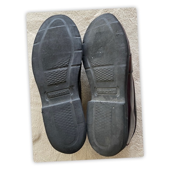 Rockport Penny Loafers Shoes Men's Sz 10M Burgundy Leather Slip On #501843 - Picture 7 of 9